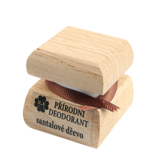 Přírodní krémový deodorant s vůní santalového dřeva