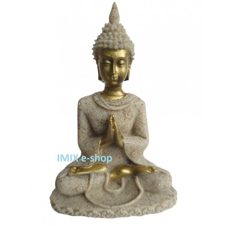 Soška Buddha z pískovce 8 cm