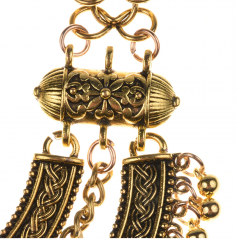 Tribal Boho mohutný náhrdelník v retro stylu extra dlouhý