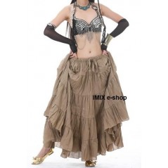 Lněná Tribal-Flamenco sukně JASIR - 16 metrů