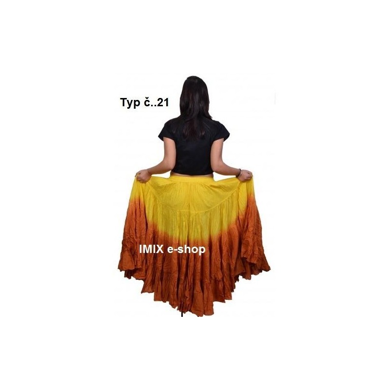 Široká sukně TRIBAL Batika - 23 metrů