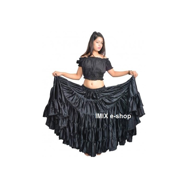 Gypsy, Flamenco, Tribal pětidílná sukně 22 m