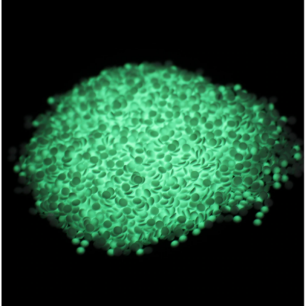 Fluorescenční kamínky svítící ve tmě - sáček 10 g