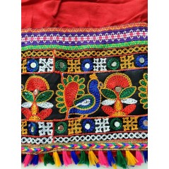 Indická Etno Bollywood sukně s ozdobnou výšivkou