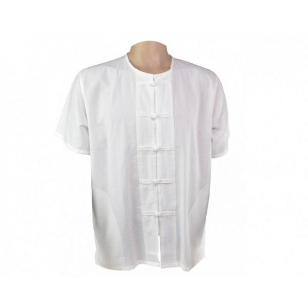 Pánská bavlněná orientální košile, kurta bílá vel.XL
