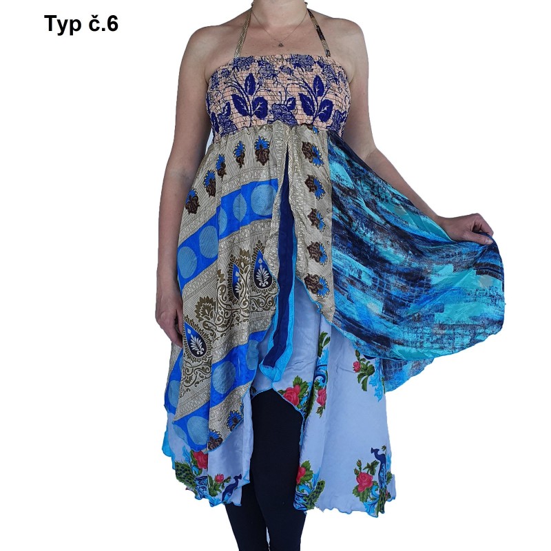 Orientální šaty - sukně z hedvábí