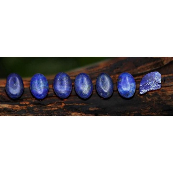 Náušnice s velkým přírodním kamenem Lapis Lazuli