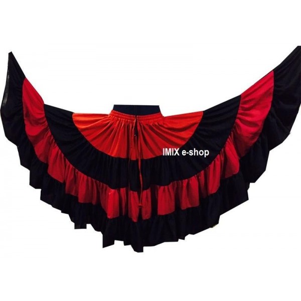 Skladem - Tribal Flamenco Malai sukně - 21 metrů
